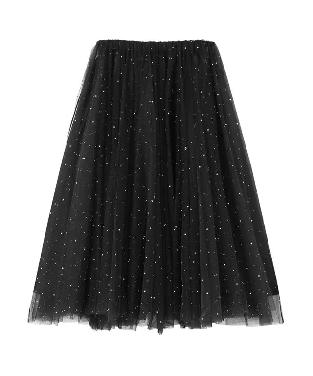 クリスタルチュールスカート_ugc26ss-sk01