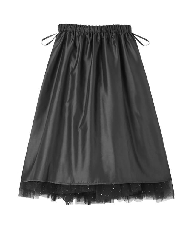 クリスタルチュールスカート_ugc26ss-sk01