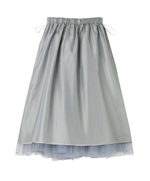 クリスタルチュールスカート_ugc26ss-sk01