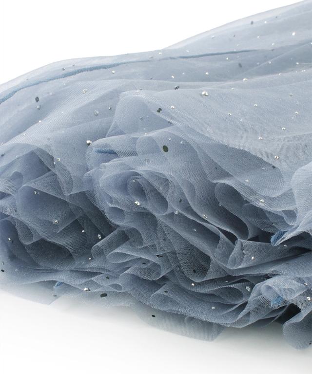 クリスタルチュールスカート_ugc26ss-sk01