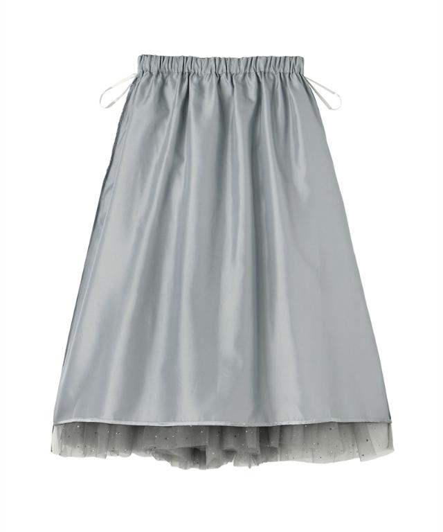 クリスタルチュールスカート_ugc26ss-sk01