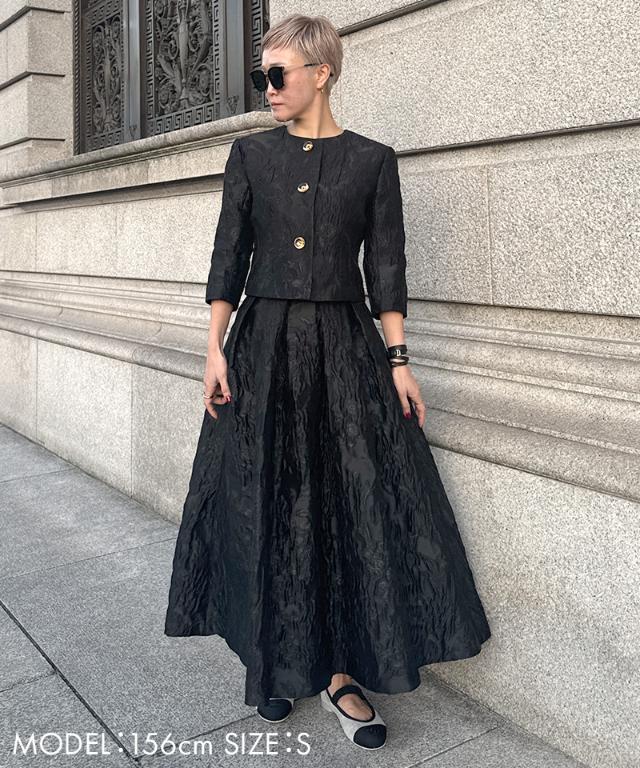 ジャガードクラシカルスカート_ugc26ss-sk06