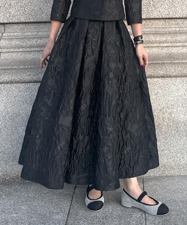 ジャガードクラシカルスカート_ugc26ss-sk06