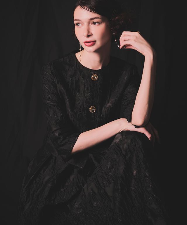 ジャガードクラシカルスカート_ugc26ss-sk06