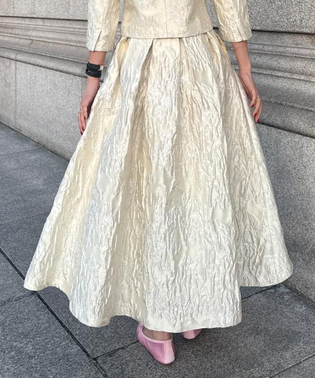 ジャガードクラシカルスカート_ugc26ss-sk06
