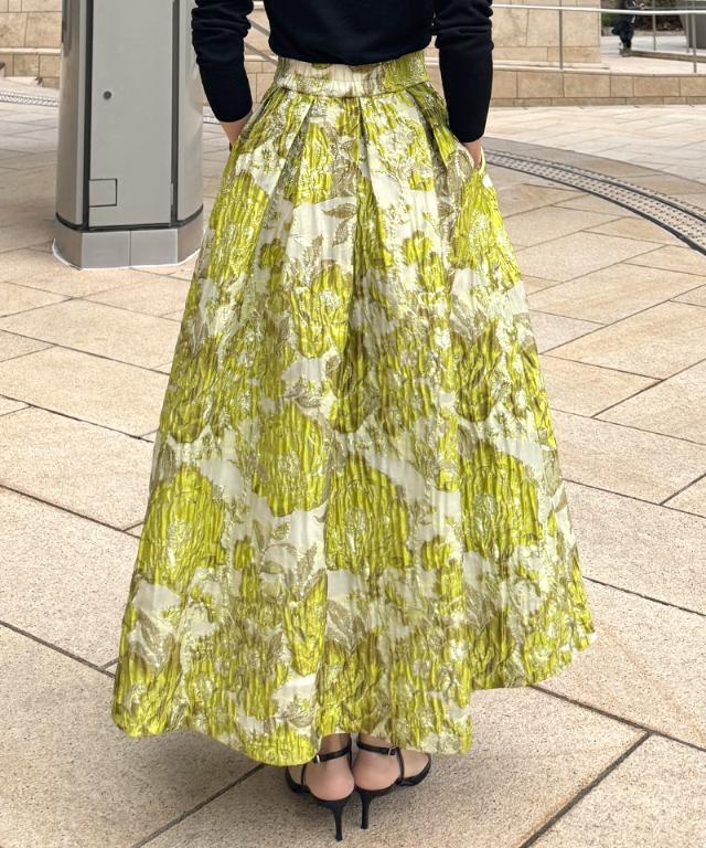 ジャガードドーリー立体スカート_ugc26ss-sk10