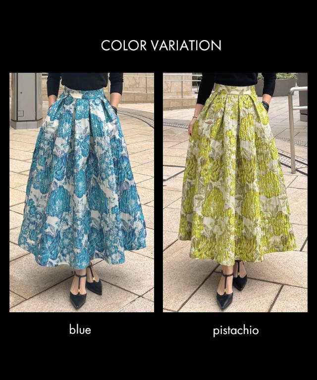 ジャガードドーリー立体スカート_ugc26ss-sk10