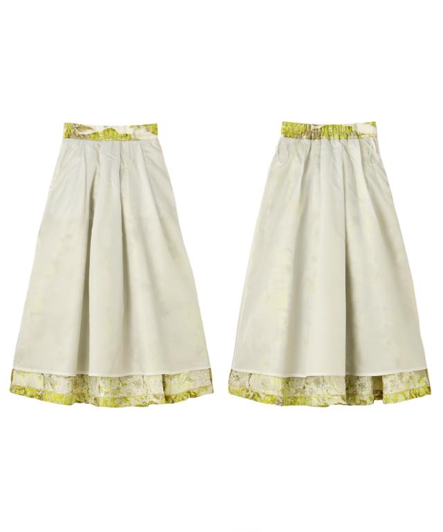 ジャガードドーリー立体スカート_ugc26ss-sk10