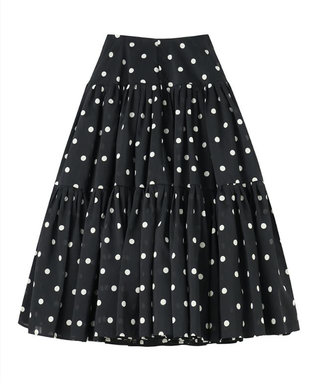 ラグジュアリードットタックスカート（北陸生産生地）_ugc26ss-sk13