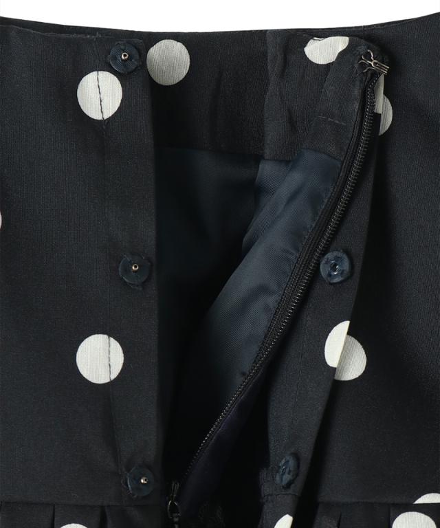 ラグジュアリードットタックスカート（北陸生産生地）_ugc26ss-sk13