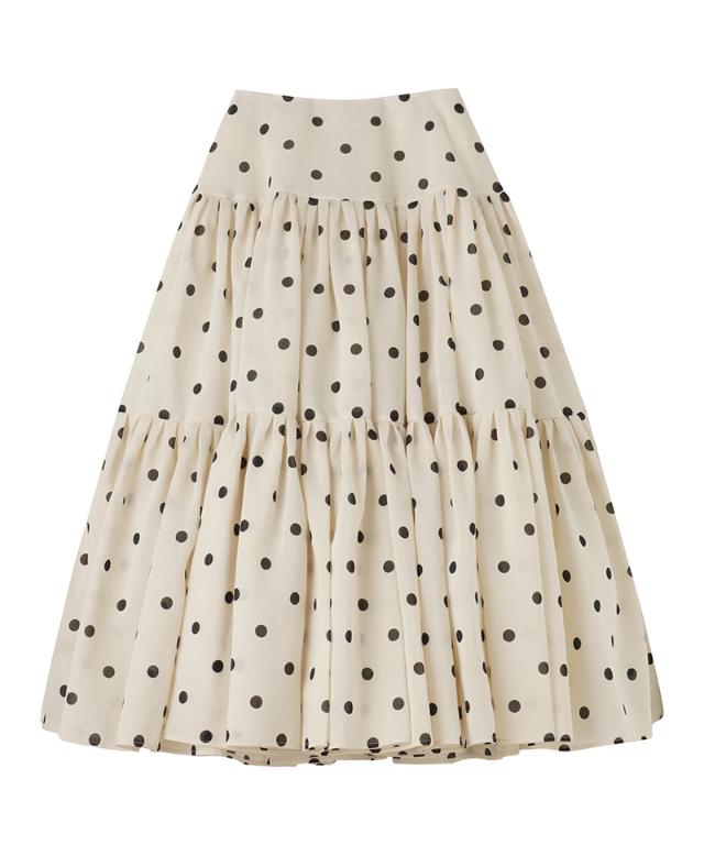 ラグジュアリードットタックスカート（北陸生産生地）_ugc26ss-sk13