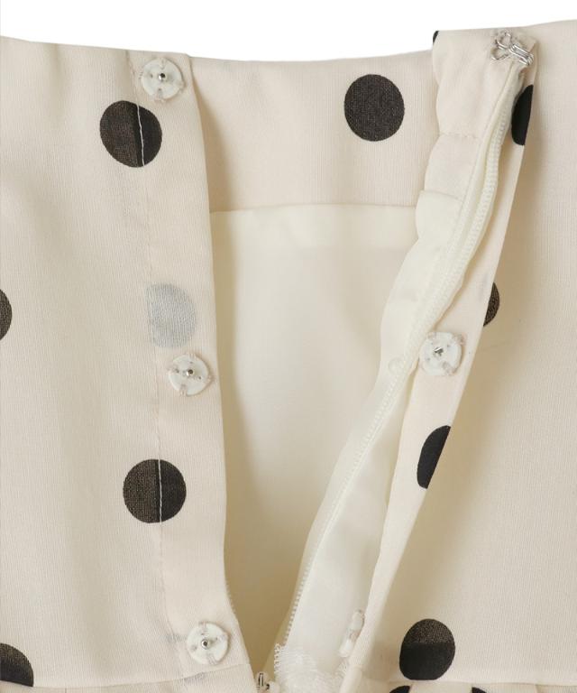 ラグジュアリードットタックスカート（北陸生産生地）_ugc26ss-sk13