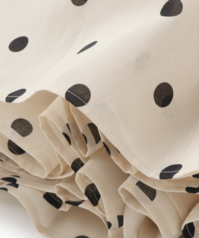 ラグジュアリードットタックスカート（北陸生産生地）_ugc26ss-sk13