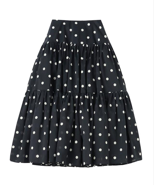 ラグジュアリードットタックスカート（北陸生産生地）_ugc26ss-sk13