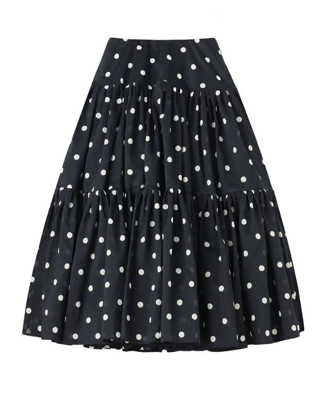 ラグジュアリードットタックスカート（北陸生産生地）_ugc26ss-sk13