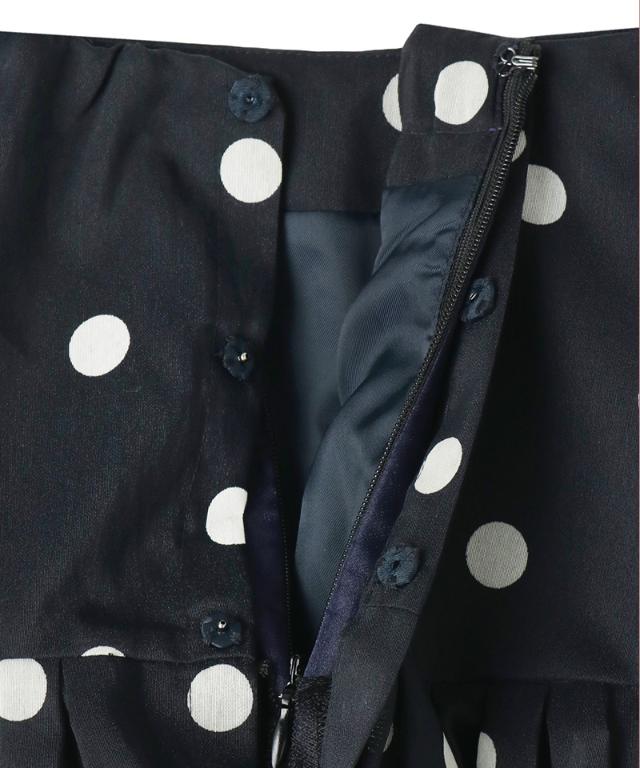 ラグジュアリードットタックスカート（北陸生産生地）_ugc26ss-sk13