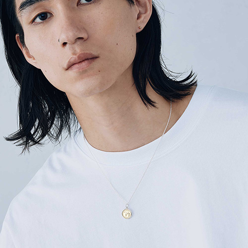 メンズアクセサリー ネックレス ホース コイン シルバー ゴールド 