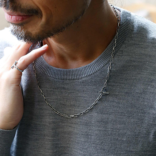 メンズアクセサリー ネックレス シルバー ブレスレット オキシダイズ 