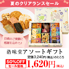 【特別ギフトセール】 洛味堂アソートギフト 【包装済】