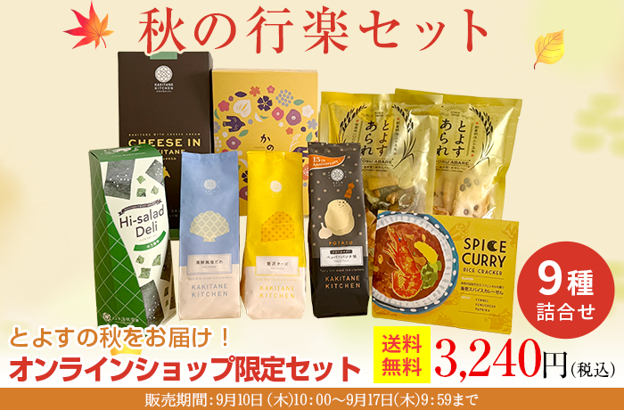 秋の行楽セット