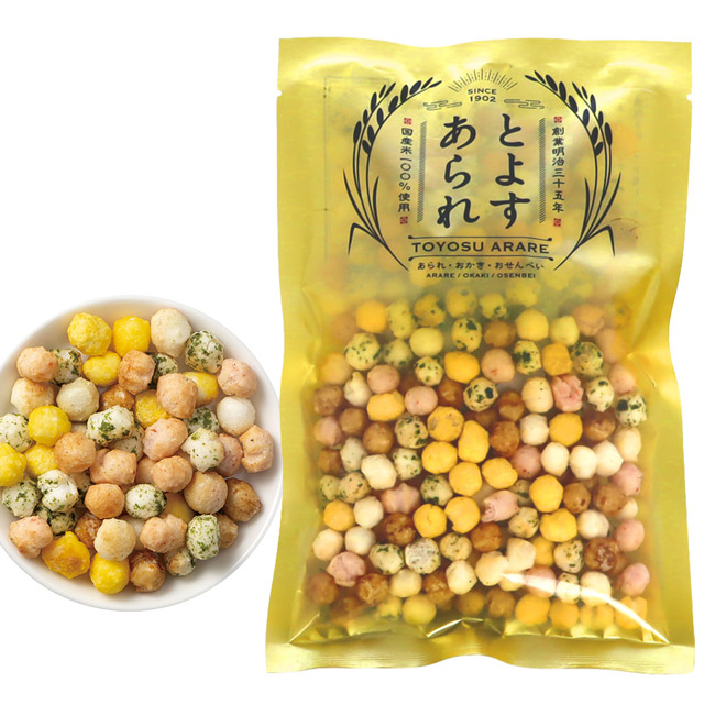 とよすあられ 季節商品 国産米使用 五色あられ 【販売期間2026年2月19日~期間限定】