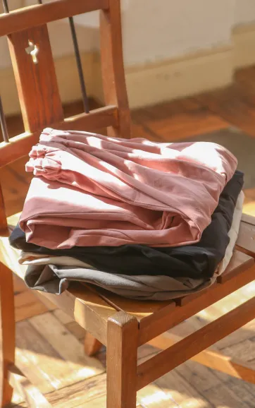 【aiさんmegさんコラボ】コットン起毛ニータックパンツ