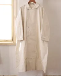 【aiさんmegさんコラボ】コットンラウンドカラーコート