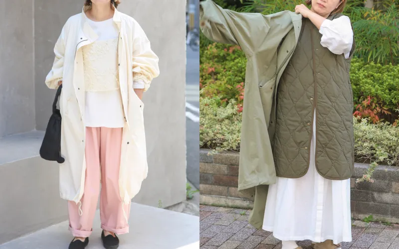 【ricoさんコラボ】ペーパーライクコットンコート