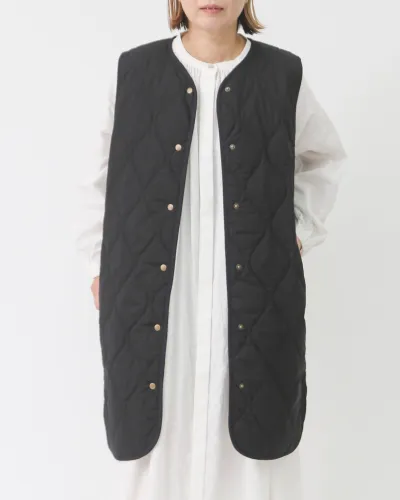 【ricoさんコラボ】コットン中綿キルティングベスト