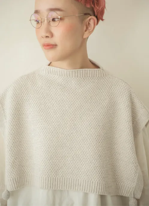 【yukaさんコラボ】ウールニットボトルネックスヌード