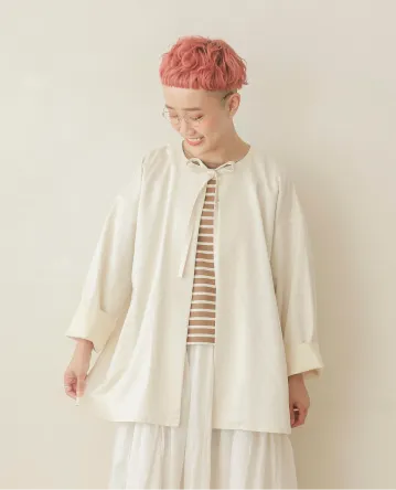 【yukaさんコラボ】コットンセルロースリボンジャケット
