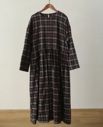 【yukaさんコラボ】コットン起毛ギャザーワンピース