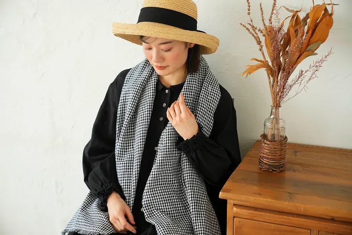 【megumi×TUTIE.】リネン丸襟ワンピース