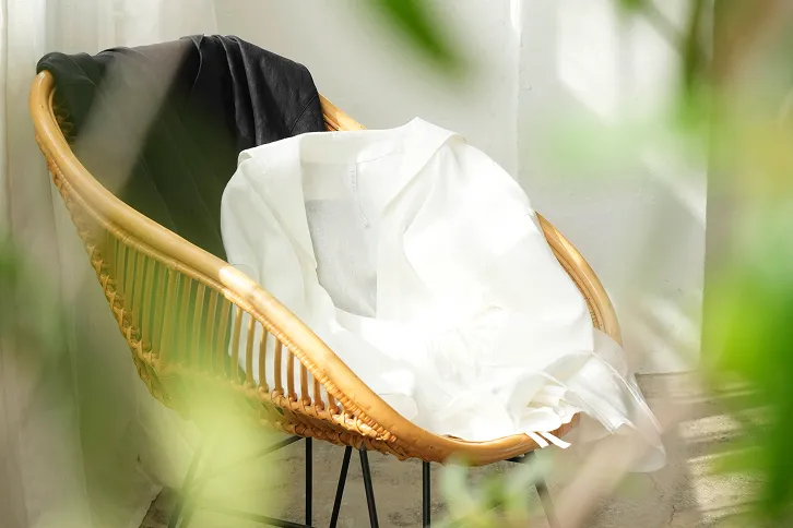 【megumi×TUTIE.】リリネンカシュクールブラウス