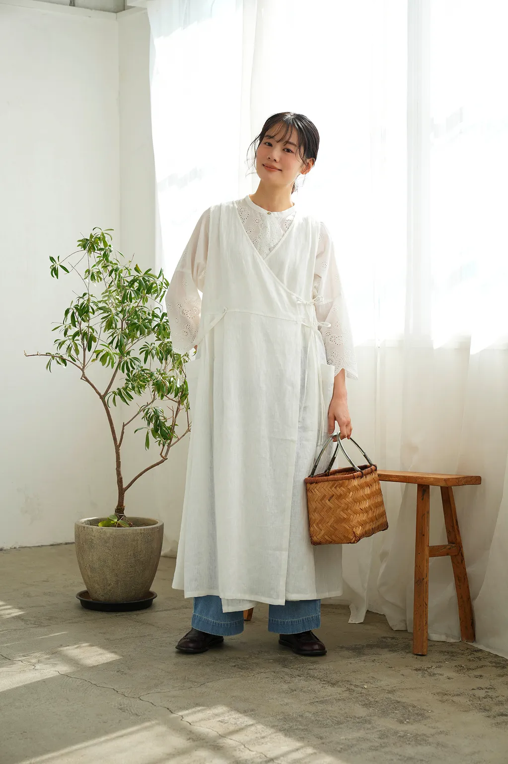 【natsumi×TUTIE.】リネンエプロン
