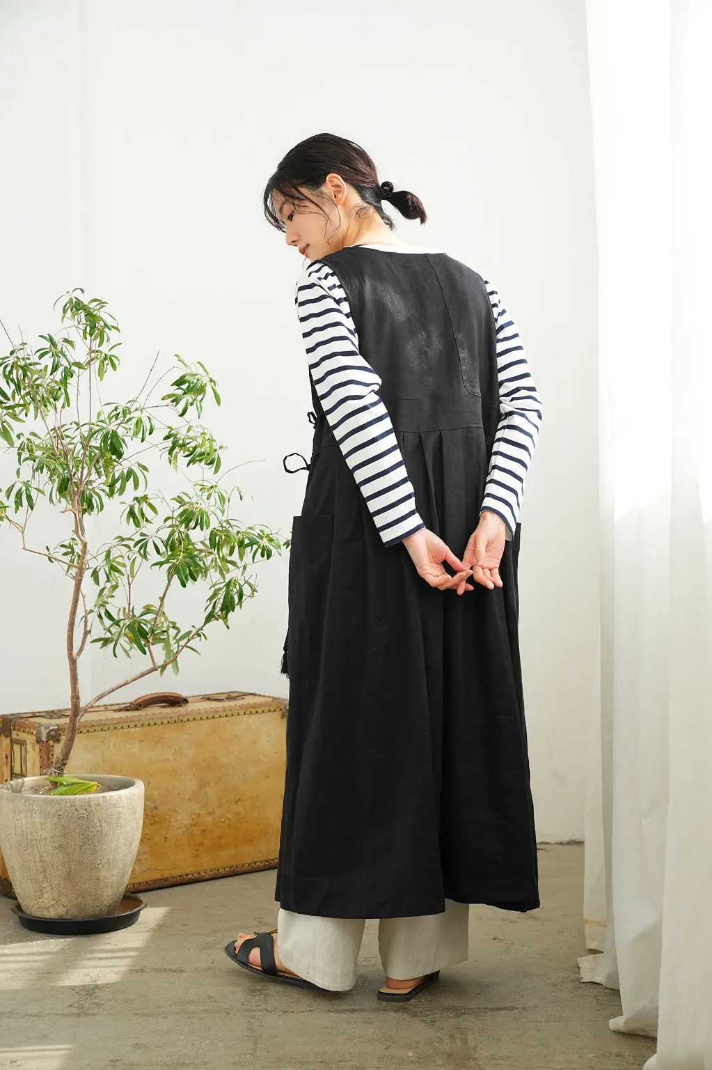 【natsumi×TUTIE.】リネンエプロン
