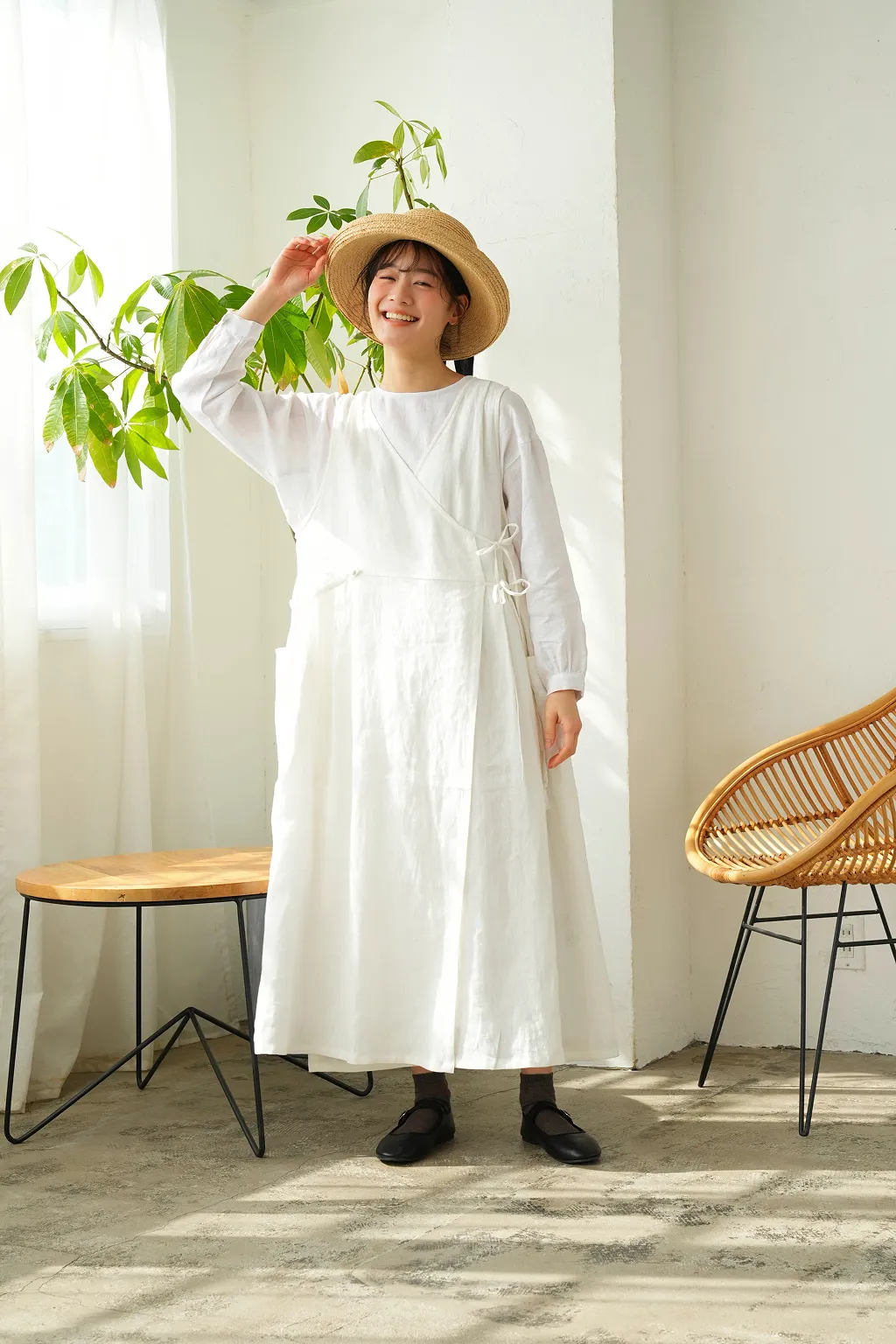 【natsumi×TUTIE.】リネンエプロン