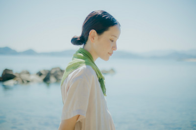 リトアニアリネンタック半袖ワンピース