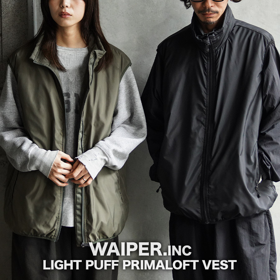 WAIPER.inc LIGHT PUFF PRIMALOFT ミリタリーベスト